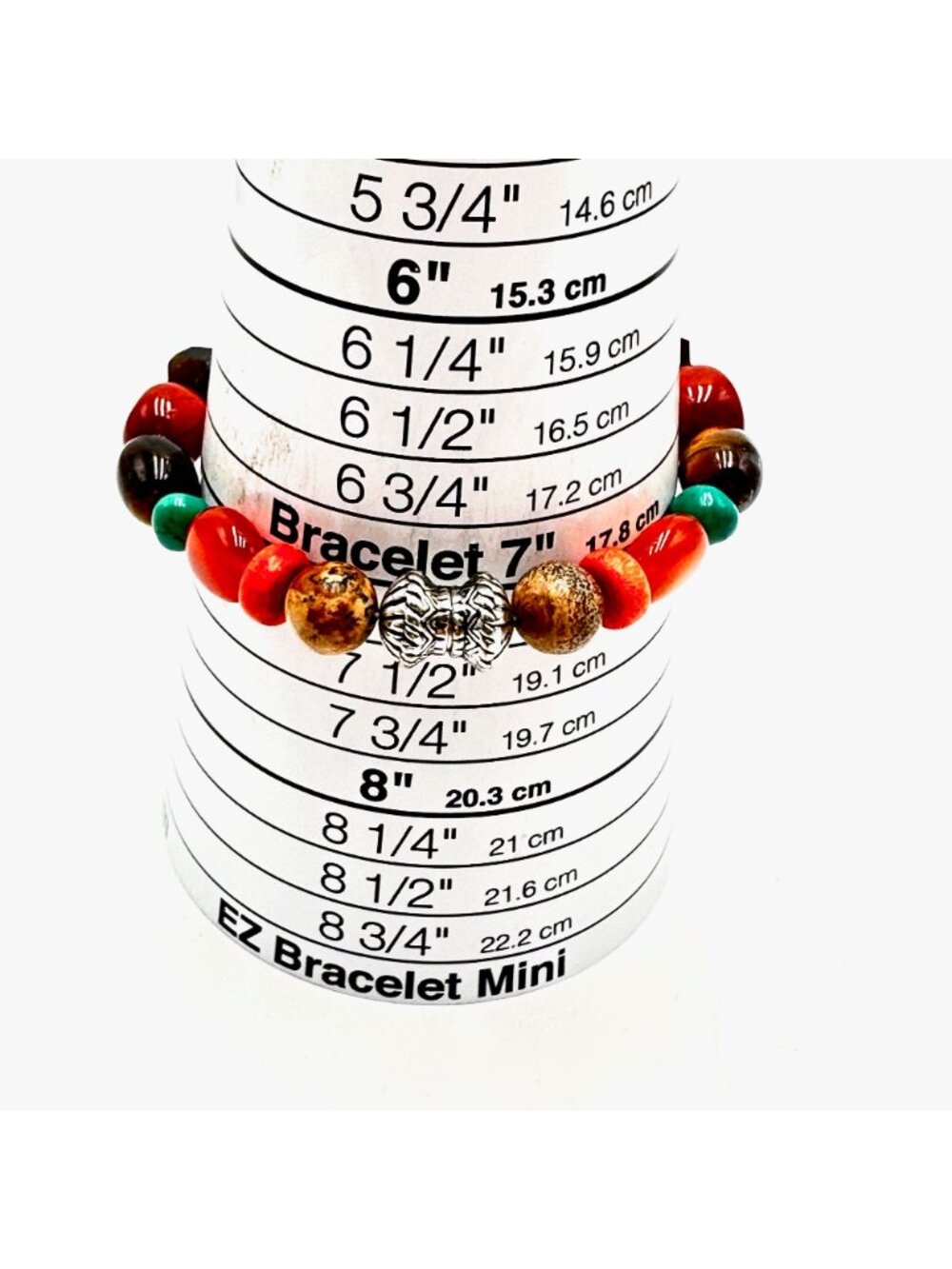Carolyn Pollack Bracelet Sterling Silver Multi Gemstone Magnetic Clasp - Picture 4 of 4